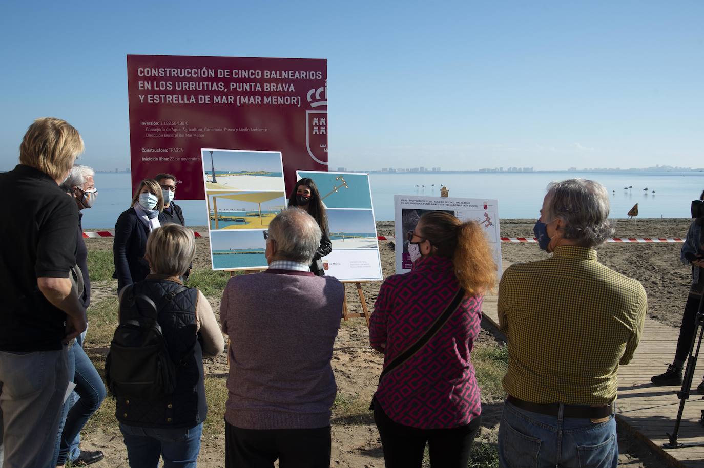 Fotos Comienzan Las Obras Para Instalar Un Balneario En La Playa De